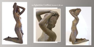 Sculpture Beatrice Pothin Gallard 106 Eglantine Coiffure