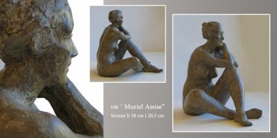 Sculpture Beatrice Pothin Gallard 108 Muriel Assise