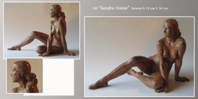 Sculpture Beatrice Pothin Gallard 109 Sandra Assise