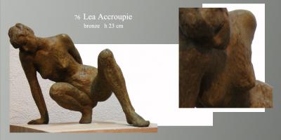 Sculpture Beatrice Pothin Gallard 76 Lea Accroupie