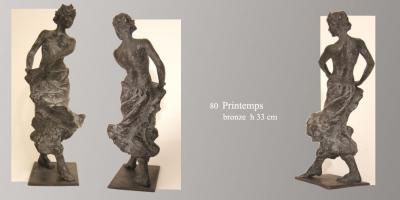 Sculpture Beatrice Pothin Gallard 80 Printemps