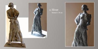 Sculpture Beatrice Pothin Gallard 92 Hiver