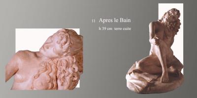 Sculpture Beatrice Pothin Gallard 11 Apres Le Bain