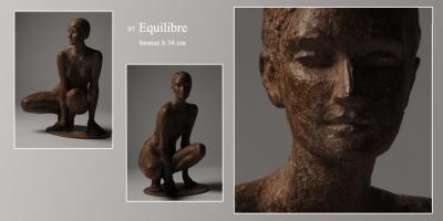 Sculpture Beatrice Pothin Gallard 97 Equilibre