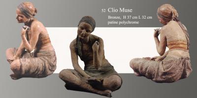 Sculpture Beatrice Pothin Gallard 52 Clio Muse