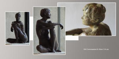 Sculpture Beatrice Pothin Gallard 104 Conversation