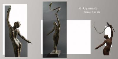 Sculpture Beatrice Pothin Gallard 73 Gymnaste