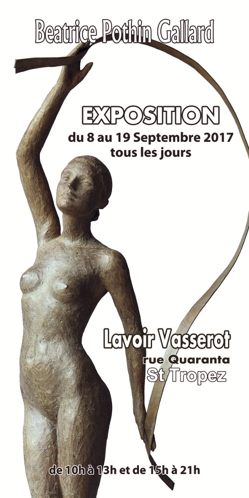 Invitation Beatrice Pothin Gallard st tropez 2017