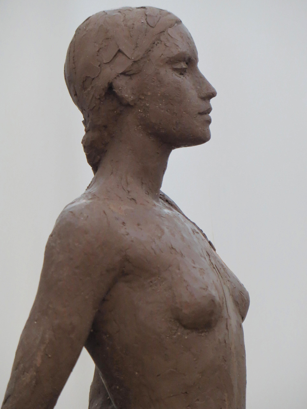 Sculpture - samantha debout visage profil
