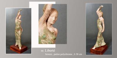 Sculpture Beatrice Pothin Gallard 66 Liberte