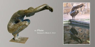 Sculpture Beatrice Pothin Gallard 93 Pluie