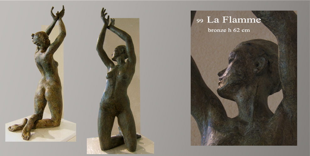 sculpture beatrice pothin gallard 99 flamme