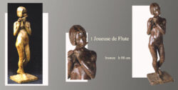 sculpture beatrice pothin gallard 1 joueuse de flute