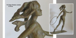 sculpture beatrice pothin gallard 116 jeune femme courant petite