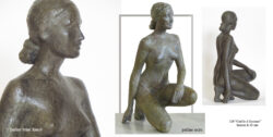 sculpture beatrice pothin gallard 120 gaelle genoux