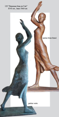 sculpture beatrice pothin gallard 125 danseuse bras en lair site