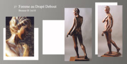 sculpture beatrice pothin gallard 27 femme au drape debout
