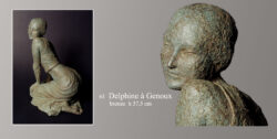 sculpture beatrice pothin gallard 61 delphine a genoux
