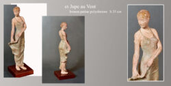 sculpture beatrice pothin gallard 65 jupe au vent