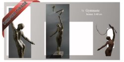 sculpture beatrice pothin gallard 73 gymnaste dernier tirage