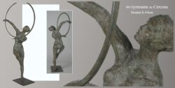 sculpture beatrice pothin gallard 84 gymnaste au cerceau